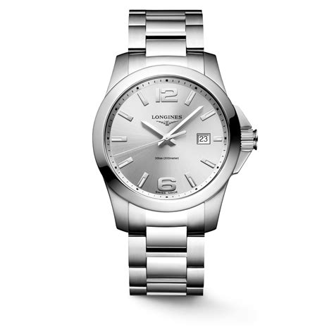 CONQUEST | Ø 41.00 mm, Argenté "soleil" | L3.759.4.76.6 | LONGINES FR