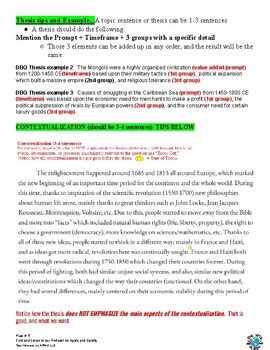 Image result for DBQ Topic Sentence Examples