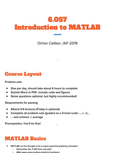 Image result for MATLAB PDF Templates