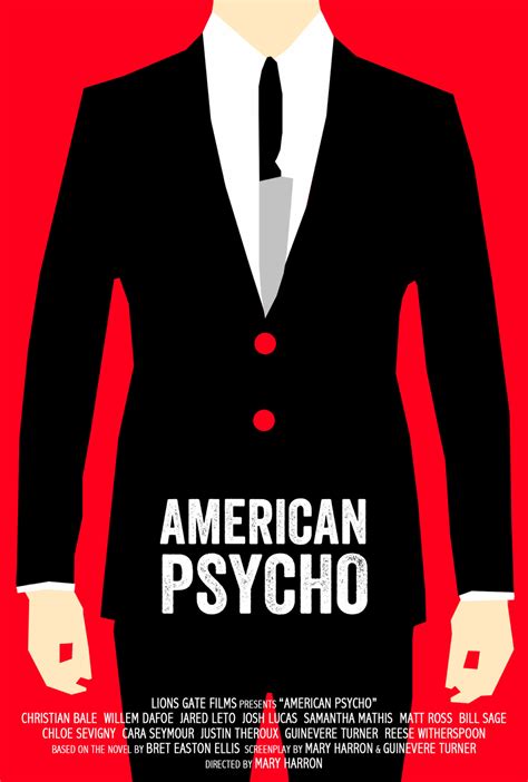 American Psycho (2000) | Poster By Synchronicity II