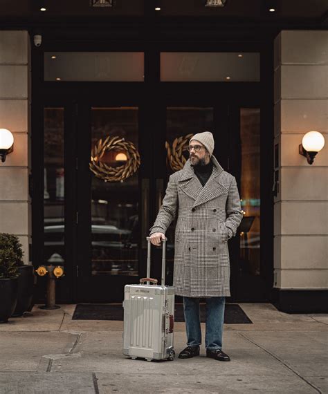 Black & White Glen Urquhart Great Coat | He Spoke Style