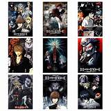 Buy Death Note Poster Cartoon Characters Silk Cloth Poster Home Decor ...