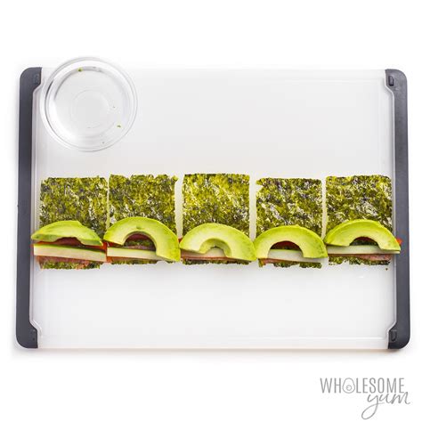 Keto Sushi Rolls Without Rice + Carbs In Sushi - Wholesome Yum