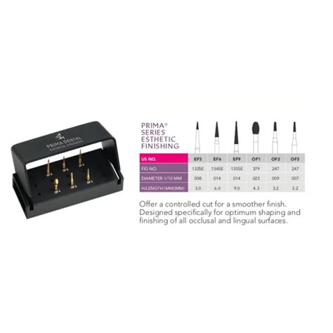 Buy Prima Dental Esthetic Finishing Bur Kit – Oralkart