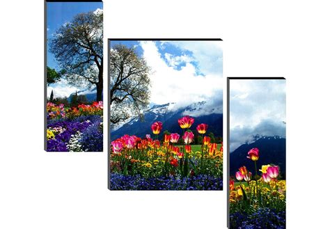 SAF paintings 6MM Mountain Nature Panel Painting(SANFJM1111) SANFJM1111 ...