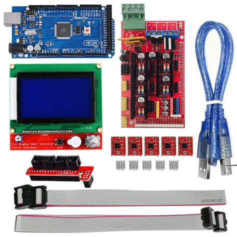REES52 3D Printer Controller Kit for iduino RepRap, RAMPS 1.4 + Mega ...