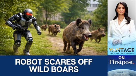 Humanoid Robot Chases & Clears Wild Boars In Poland | Vantage on Firstpost