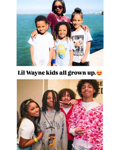Nostalgiaculture - 💗 | Lil Wayne kids: Reginae, Dwayne Carter III ...