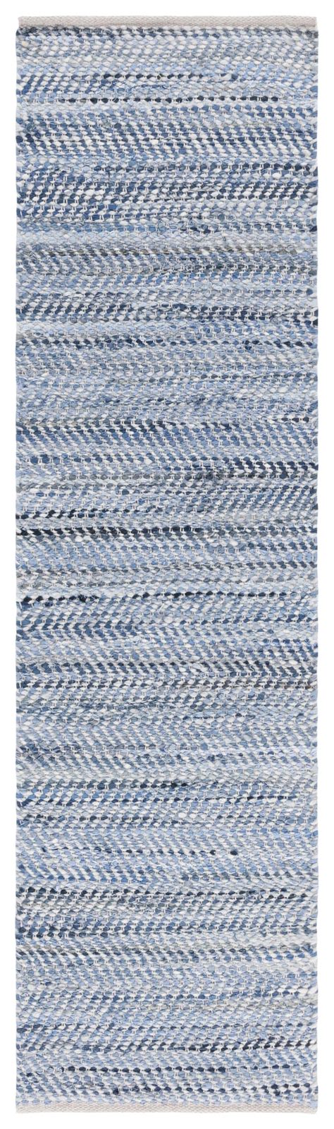 SAFAVIEH Natura Leonard Distressed Runner Rug, Blue/Light Grey, 2'3" x ...