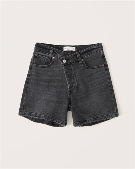 Women's High Rise Dad Shorts | Women's Bottoms | Abercrombie - TOPS-X