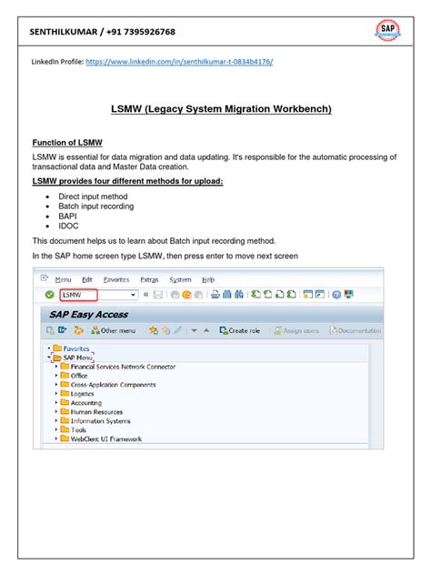 LSMW Step by Step Process 的图像结果