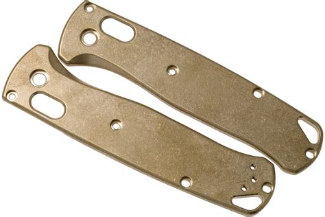 Flytanium Benchmade Bugout Scales, brass | Advantageously shopping at ...