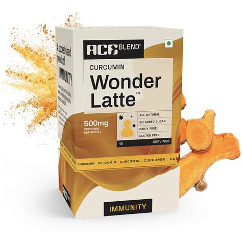 Ace Blend Curcumin WONDER LATTE | 15 Serves | Turmeric Extract | MCT ...