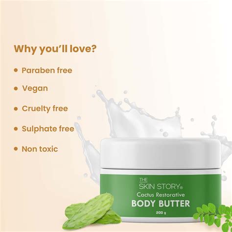Buy THE SKIN STORY CACTUS RESTORATIVE BODY BUTTER, 200GM Online & Get ...
