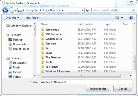 Image result for Windows 7 Library