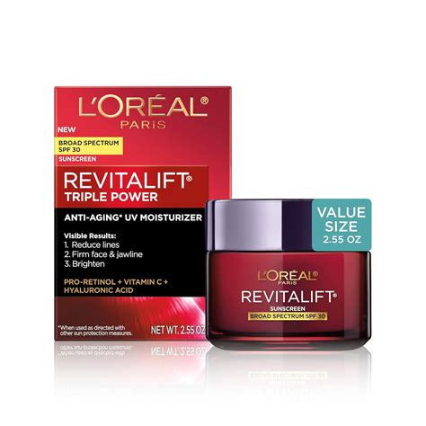Amazon.com: L'Oreal Paris Revitalift Triple Power Face and Neck ...