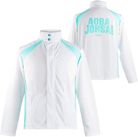 Buy WOSHOW Fukurodani Cosplay Nekoma High School Volleyball Jacket Coat ...