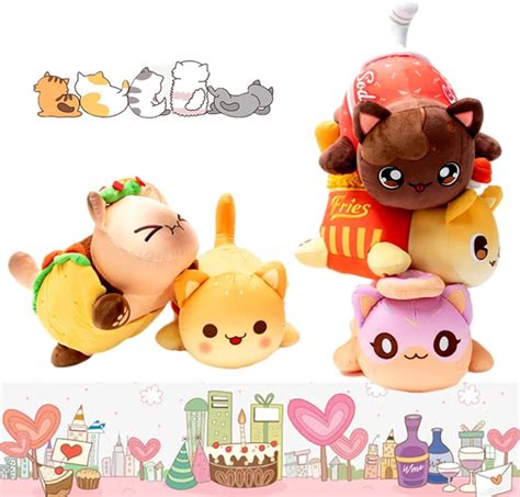 Meemeows Cat Food Plushies,Aphmau Plushies Cat Meow India | Ubuy
