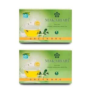 Makaibari Green Bru | Darjeeling Green Tea Bags| USDA Certified Premium ...