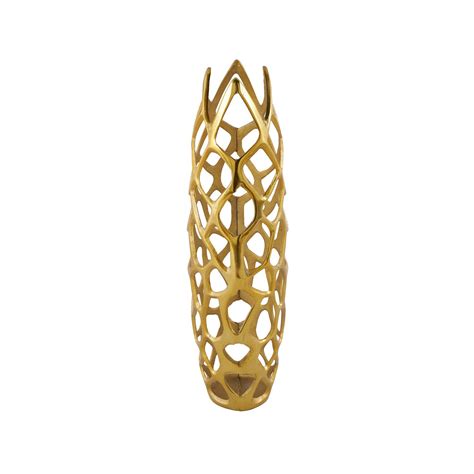 Encore Home | MESH GOLD FLOOR VASE