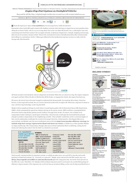 Image result for Start and Stop Engine System