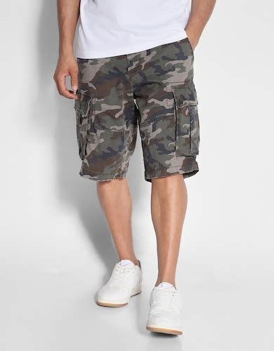 Buy American Eagle Men Green Flex 12 Inches Lived-In Longer Length ...