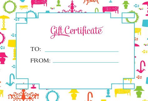 Free Printable Gift Certificates 的图像结果