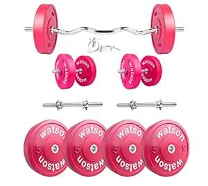 Watson Home Gym Set, Home Gym Combo With 20Kg(2kgx4, 3Kgx4) Adjustable ...