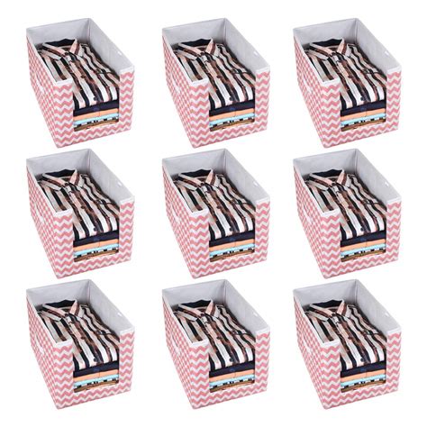PrettyKrafts 9 Pcs Non Woven Shirt Stacker/Cloth Organizer for Storage ...