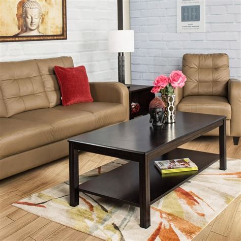 Buy Montoya Rubber Wood Coffee Table - Brown from Home Centre at just ...
