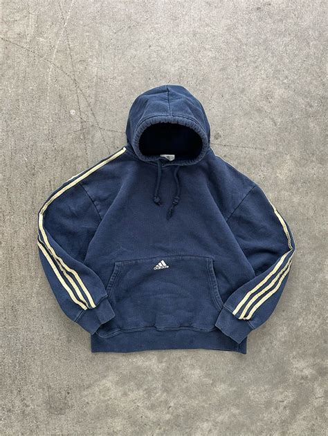 FADED NAVY BLUE ADIDAS HOODIE - 1990S | Trendy outfits, Cool outfits ...