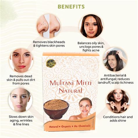 80gram Herbal Tan Removing Multani Mitti Face Pack For Skin Care Age G ...