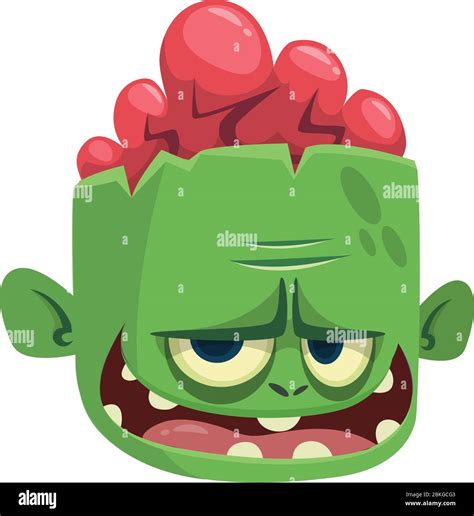 Cartoon Zombie Brain