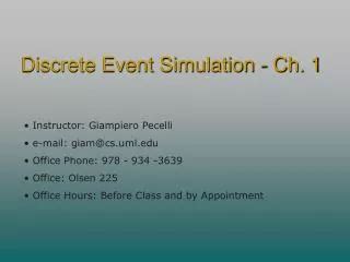 Discrete Event Simulation PPT 的图像结果