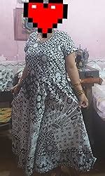 Buy Rangun Women's Cotton Jaipuri Printed A-Line Maxi Long Dress (Free ...