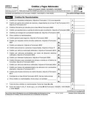 IRS 1040 - Schedule 3 (SP)_DSA - Fill and Sign Printable Template Online