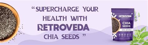 Retroveda Chia Seeds 1kg- 500g [Buy 1 Get 1 Free ] Raw Seeds for Eating ...