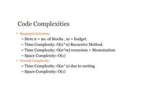 Image result for Knapsack Algorithm Time Complexity