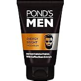 Pond's Men Energy Bright Anti-Dullness Facewash With Coffee Bean| 100 g ...
