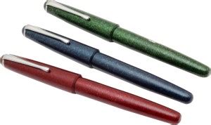 Ledos Set Of 3 Airmail 45C Glitter Fountain Pens Eyedropper Tinsel ...