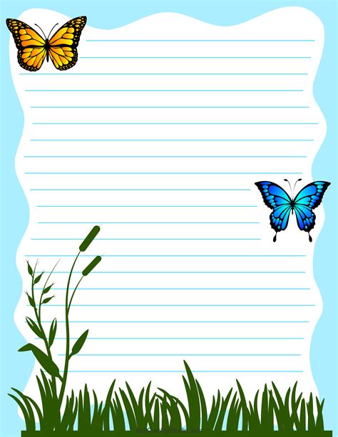 Printable Stationary For Boys Free Printable Stationery And Lined