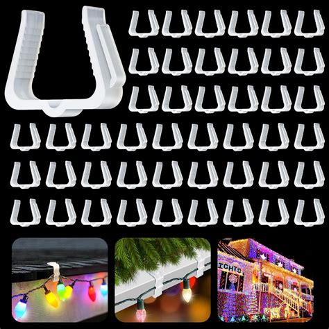 Amazon.com: SelfTek 60 Pcs Light Clips for Outside String Lights, 1 5/8 ...