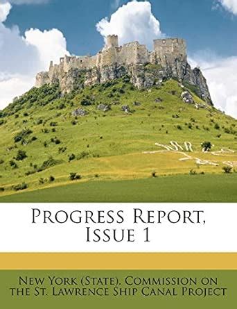 Progress Report, Issue 1 : New York (State) Commission on the St ...