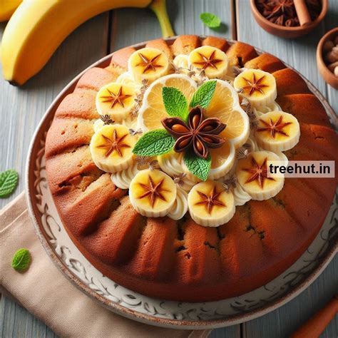 Eggless Banana Bread Cake Recipe, 20 Banana Bread Cake Decoration ...
