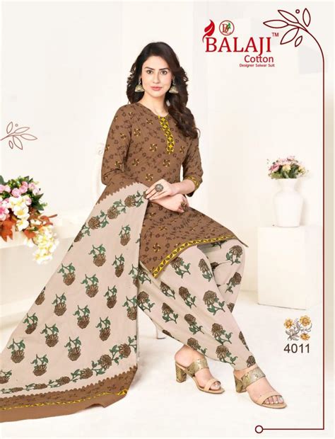 Balaji Sui Dhaga Vol 4 Regular Wear Cotton Printed Dress Material ...