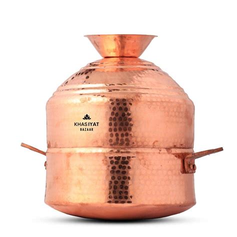 Pure Copper Modak Patra/Steamer with kalhai on Steaming Plate : Amazon ...