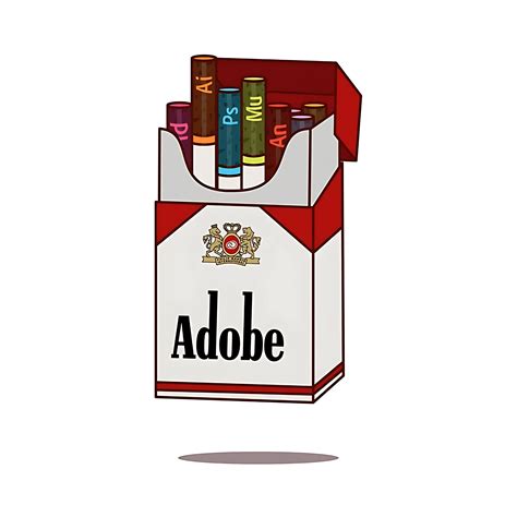 Adobe cigarette Sticker – sticckiz.com