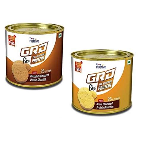GRD Bix Chocolate Flavoured High protein biscuits with Immuno Nutrients ...