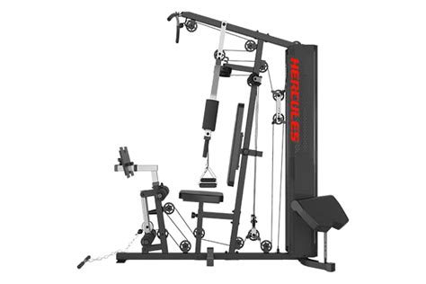Hercules Fitness Alloy Steel Multi Gym SM110 150 Lbs Home Gym Machine ...