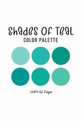 Teal Procreate Palette Color Chart Photoshop Swatches iPad Procreate ...